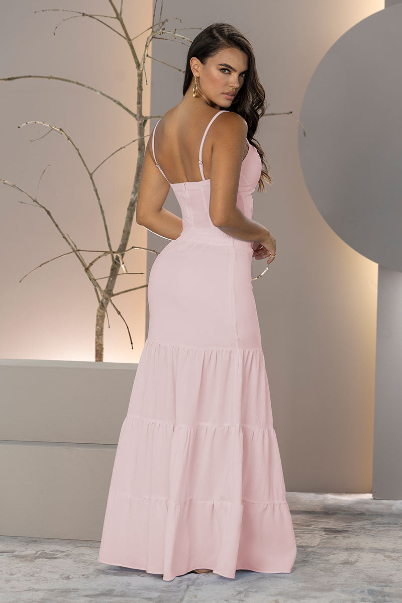 CONJUNTO CHALISS STRECH PALO DE ROSA - 13100