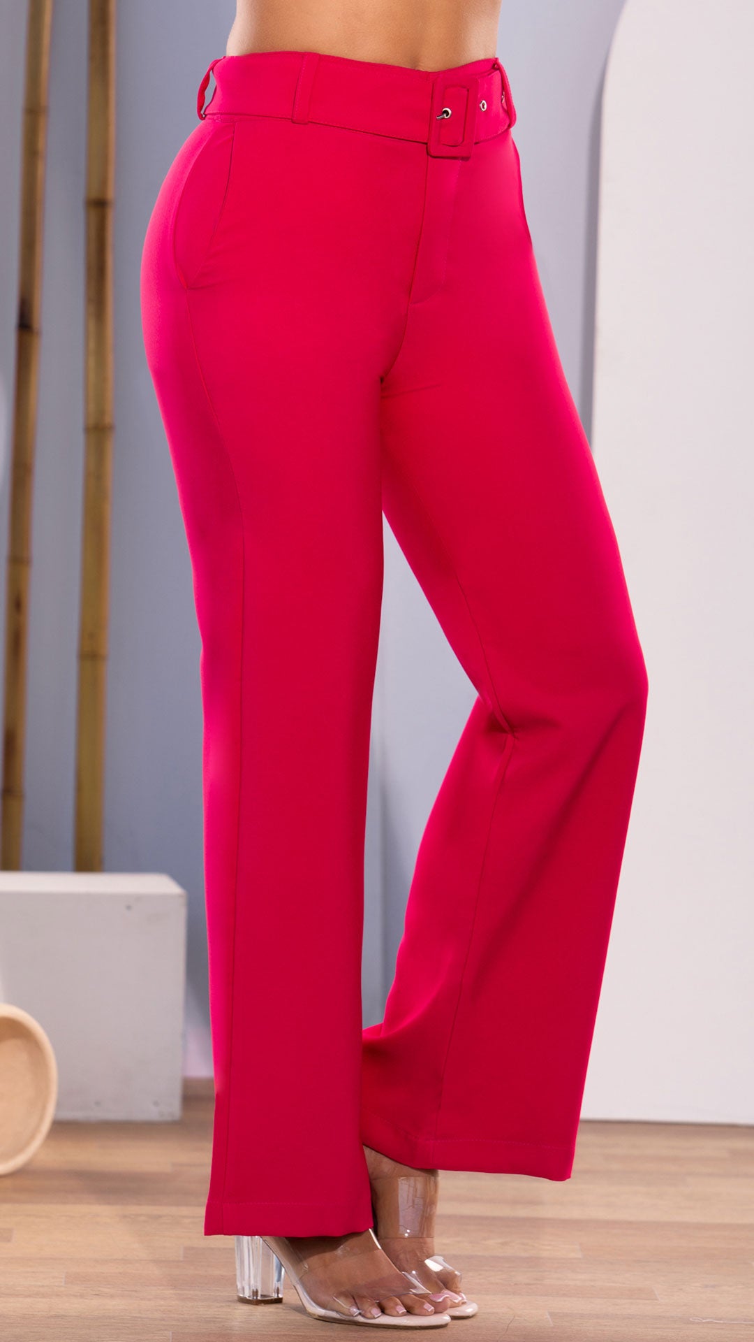 PANTALON FRANCHESCA FUCSIA 11977