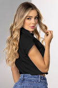 BLUSA POPELINA NEGRO 12708