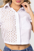 BLUSA OJALILLO BLANCO 12719